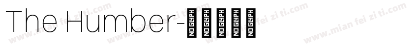 The Humber字体转换